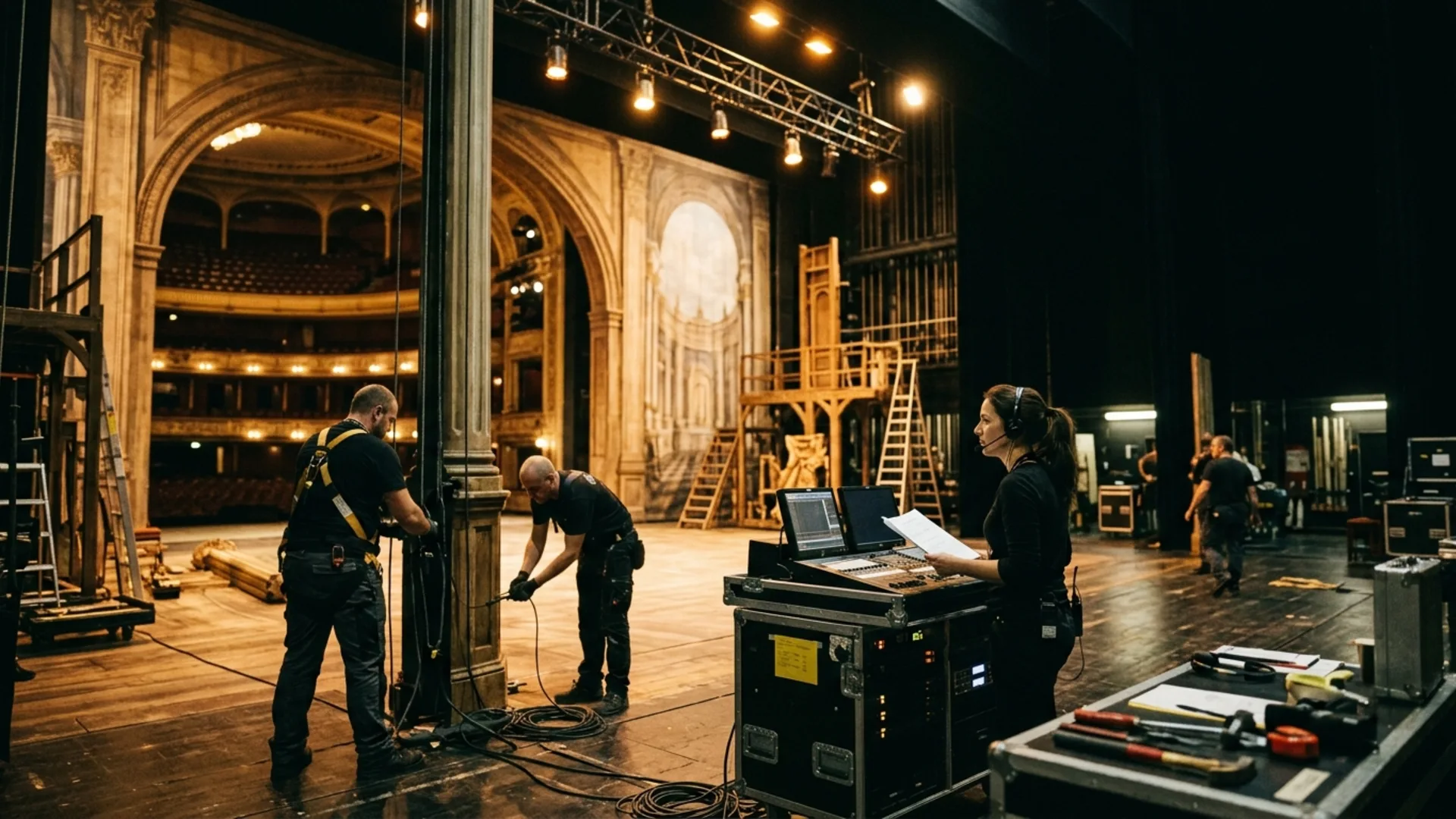 Régie technique et scénographie de spectacle lyrique opéra