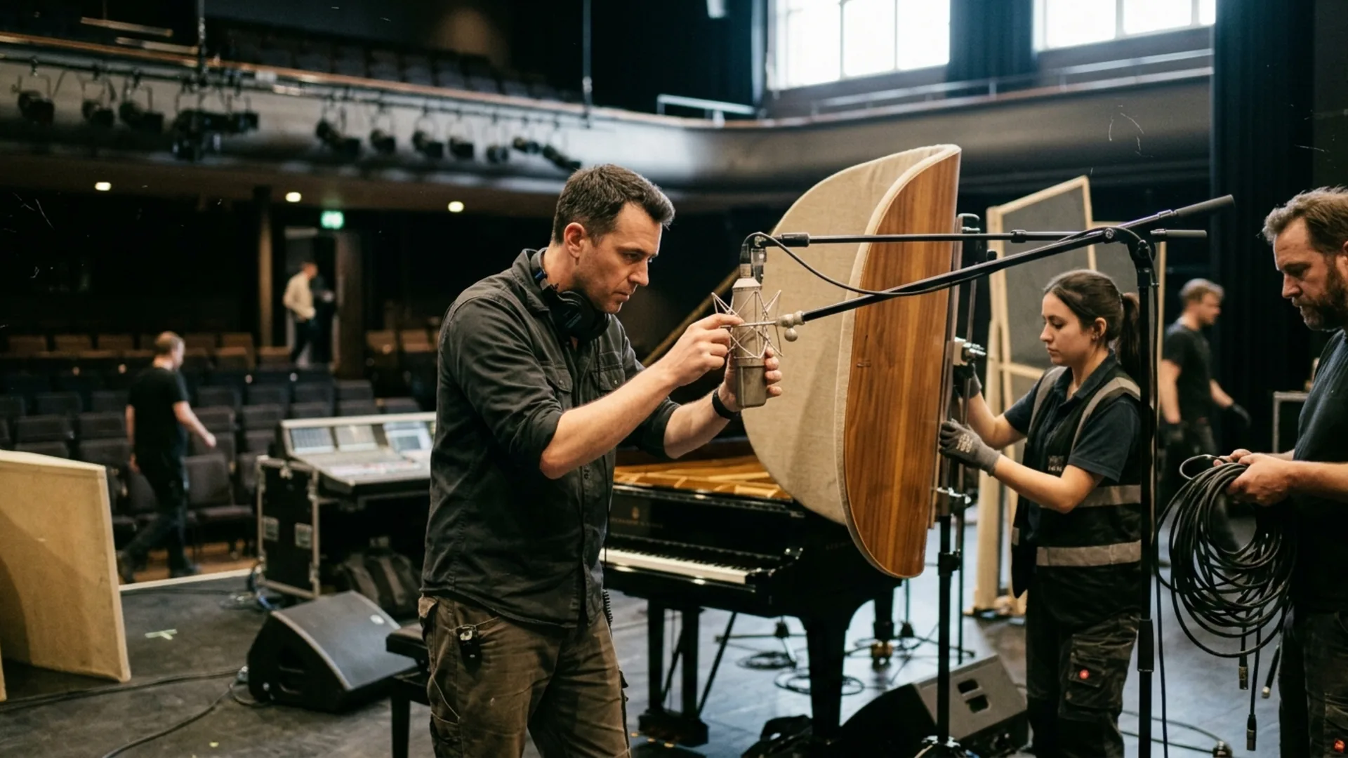 Réglage régie acoustique et sonorisation opératique